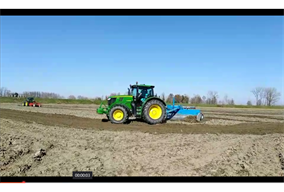 land leveling working video