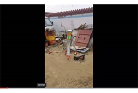 the working video of bulldozer installment