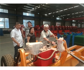 Kaiyuan Technology and Italian SCS Company Travel Together and Visit the Leveling Machine Manufacturing Workshop